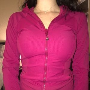 Pink lululemon jacket size 4